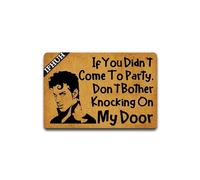 IFHUH If You Didn't Come to Party Don't Bother Knocking On My Door Doormat Funny Welcome Mat Front Door Mat Rubber Non Slip Backing Funny Doormat Indoor Outdoor Rug 23.6 in(W) X 15.7 in(L)