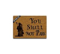 IFHUH You Shall Not Pass Doormat Funny Welcome Mat Front Door Mat Rubber Non Slip Backing Funny Doormat Indoor Outdoor Rug 30 in(W) X 18 in(L)
