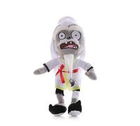 iFii Chinese Characters Zombie Plush 30cm, Cute PVZ Zombie Stuffed Animal Cosplay Chinese Ancient Costume, Plants Vs Zombies Plush Talisman/Qigong Zombie Soft Doll for Fans (White Qigong zombie)