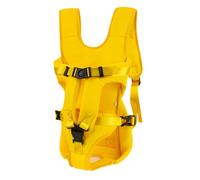 IFIKK Pet Bag on The Chest Adjustable Hands Free Dog Backpack Carrier for Medium Small Dogs (Yellow,S)