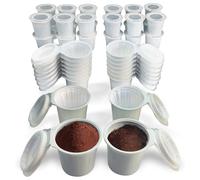 iFillCup Pods-42 White fillable Single-Serve Coffee pods for use in Keurig Brewers. Fill Your own Fresh Coffee in These airtight pods for a Great Tasting Brew.