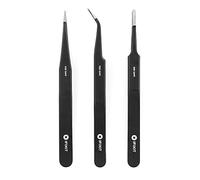iFixit Precision Tweezers Set, Precision Repair Set with 3 Antistatic Tweezers to Repair Electronic Devices Such as Smartphone, Tablet, PS4, PC