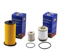 iFJF FD4616 Fuel Filter and FL2016 Oil Filter Replacement for F250 F350 F450 F550 Super Duty 6.0L 2003-2007 Excursion 6.0L 2003-2005 Replaces 3C3Z-9N184-CA 3C3Z-6731-AA