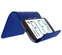 iFLEX Cell Phone Stand and Tablet Stand for Air Travel, Work and Home- Flexible Phone Holder is the Perfect iPhone Stand and Holds any Mobile Device- Non-Slip Grip, Strong and Durable- Dark Navy Blue