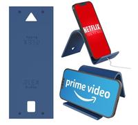 iFLEX Phone Stand and Tablet Stand for Air Travel, Work and Home - Flexible Phone Holder is the Perfect iPhone Stand and Holds Any Mobile Device (Blueberry)
