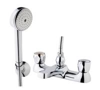 Iflo Base 2 Tap Hole Bath Shower Mixer Deck Mounted