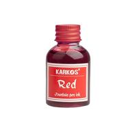 IFNSBUAYW 30ml Bottle Pure Colorful Fountain Pen Ink Universal Smooth Liquid Dye Ink Water Based Compatible With Various Fountain Pens 10 Colors(Bottle ink Red)
