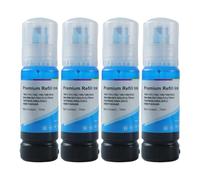 IFNSBUAYW Compatible Ink 009 Pigment Ink 4 Pcs For L15168 L15158 L15188 L6558 L6578 L6588 L6468 L6498 Commercial Inkjet Printers(4pcs-C)