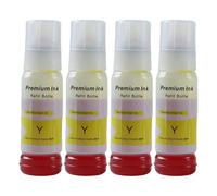 IFNSBUAYW Compatible Ink 009 Pigment Ink 4 Pcs For L15168 L15158 L15188 L6558 L6578 L6588 L6468 L6498 Commercial Inkjet Printers(4pcs-Y)