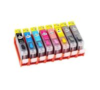 IFNSBUAYW Compatible Refillable Ink Cartridges For CLI65 CLI-65 For Pro-200 Pro200 Printer(Refillable 1 Set)