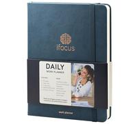 ifocus Work Planner for Business Project,Schedule & Goal Setting, Hourly Undated Daily Weekly Monthly Professional Large Hardcover,Perfect Time Blocking & Full Planning System