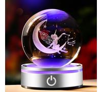 IFOLAINA 3D Moon Fairy Crystal Ball Tree of Life Glass Sphere Charming Fairy Figurines for Home Decor Ideal Gifts for Girl Ornament