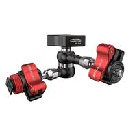 IFOOTAGE 7" Camera Magic Arm,Articulating Magic Arm with 1/4" and 3/8" Thread Screw for DSLR Camera Rig/LCD Monitor/LED Lights, Ball Head,Large Wing Nut,Payload up to 6KG,Spider Crab MA3-4,7inch