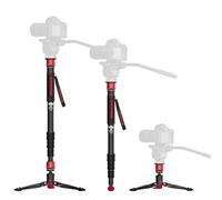 IFOOTAGE 71" Monopod for Cameras, Lightweight Telescoping Monopod with Feet, Professional Aluminum Camera Monopod, Compatible with Sony Nikon DSLR Cameras, Payload up to 17.64 lbs/8 KG, Cobra 3 A180T