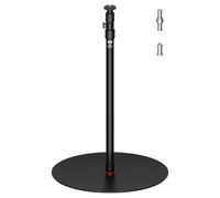 iFootage A500 Heavy Duty Round Base Light Stand, 201cm Telescoping Monopod with 10kg Load Capacity, Space-Saving Tripod Alternative for Camera, Video Light, LED Panel, Live Streaming & Photography