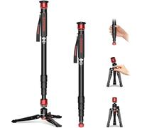 IFOOTAGE Cobra 3 A180T Camera Monopod With Feet for Photography, Twist-Lock Monopod Design for Cameras with Removable Tripod Stand Base, Canon, Nikon, Sony, DSLR, Video Camcorder