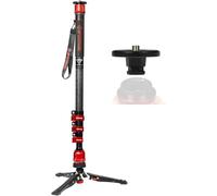 IFOOTAGE Cobra 3 Monopod C180F-P with Replacement Cobra 3 Quick Release Plate Mount