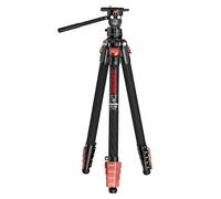 IFOOTAGE Gazelle TC3B+Komodo K3 Carbon Camera Tripod with Fluid Head,Portable Travel Tripod,for Professional Photography, Content Creation, Vlogging and Video Production