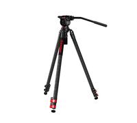 IFOOTAGE Tripod Gazelle TC7, 61” Carbon Fiber Video Camera Tripod with Quick Fastbowl, Komodo K5S Video Fluid Head for Professional Photographyand Video Production