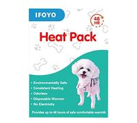 IFOYO 10 Pack Replacement Heat Packs for Dogs Disposable Puppy Heating Pad, Anxiety Relief for Newborn Puppies and Anxious Dogs 12 Hour Natural Odorless Heat
