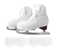 IFOYO Ice Skate Covers for Figure Skats, Easy-on Easy-Off Ice Skating Accessories for Figure, Speed and Recreational Skating, Washable Skatings Boot Covers for Youth and Adults, White, XL (1 Pair)