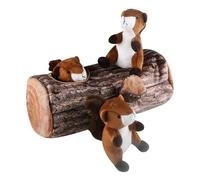 IFOYO Squirrel Hide and Seek Dog Toy, Squeaky Interactive Dog Toys for Boredom, Plush Dogs Toys to Keep Them Busy, Relive Anxiety, Attract Attention, Puzzle Toy for Smal and Medium Dogs