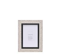 iFrame by IMPRESSIONS® Grey Finish Photo Frame | Freestanding Textured Frame for Tabletop Display | Stylish Home Decor and Gift Idea (Grey, 4X6)