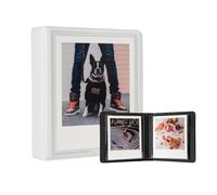 iFreak Polaroid Photo Album Book Fits For Fujifilm Instax Wide Square Picture Album, Holds Square Instant Square SQ1 SQ6 SQ10 SQ20 Camera Film Polaroid 600 i Type 3.5x4.25 inch Film (White)