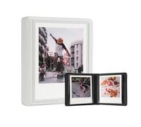 iFreak Polaroid Photo Album Book Fits For Fujifilm Instax Wide Square Picture Album, Holds Square Instant Square SQ1 SQ6 SQ10 SQ20 Camera Film Polaroid 600 i Type 3.5x4.25 inch Film (Pale Gray)