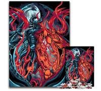 Ifrit King of The Hell Puzzles for 1000 Piece Jigsaw Puzzles for Adults BrainChallenging DIY Decorative Game Family Interactive Toy 1000 PCS(75x50cm)