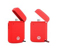 iFrogz Golite Express 700mAh Portable Power Bank, Red Ultra-Compact Micro USB Emergency Keychain Charger for Android Smartphones & Devices