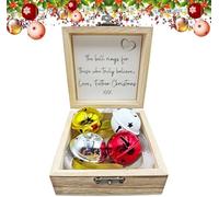 IFSLQNX Christmas Magical Bell, Keepsake Believe Bell Ornament, Tree Home Decor (Mixed Color)