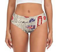 iftoday Union Jack British Flag Women'S Briefs Underwear Soft Stretch Panties Breathable Comfortable Underpant