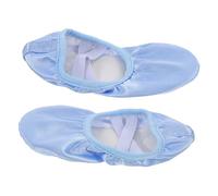ifundom 1 Pair Girls Ribbon Ballet Shoes Women Ballet Practice Shoes Slippers Satin Dancing Flats for Enhanced Movement Precision in Dance Classes Sky Blue