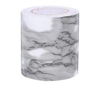 ifundom 1 Roll PVC Skirting Board Marble Paper Self-Adhesive Design Wear and Tear Resistant Stylish Wall Molding Trim for Bedroom Balconies and Entrance Corridors