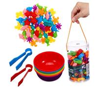 ifundom 1 Set Animal Counting Set Montessori Color Sorting and Fine Motor Skills Development for Preschool Learning Tpe Material Fun Homeschool Supplies