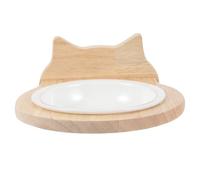 ifundom 1 Set Cage Cat Bowl Height Porcelain Dog Food and Water Bowl for Pets Easy Clean Wear Resistant Design for Hedgehogs and Cats
