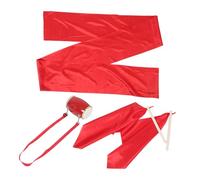 ifundom 1 Set Chinese Style Waist Drum: Percussion Instrument With Strap Drumsticks And Scarf Ideal For Traditional Dance And Musical Events