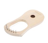 ifundom 1 Set Lyre Harp String Instrument Wood String Instruments Make Your Own Lyre Harp for Music Lovers Beginners and Friends Beige