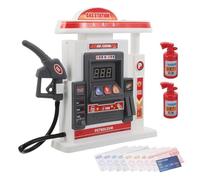 ifundom 1 Set Toy Gas Station: Simulation Gas Station Playset For Children - Toy Petrol Machine Pump Educational Pretend Play For Social Skills Financial Concept Learning