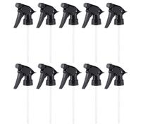ifundom 10 Pcs Black Mist Spray Nozzles Replacement for Standard 28/400 Neck Spray Bottles Trigger Heads for Gardening Cleaning and