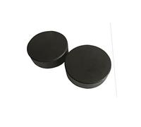 ifundom 10 Pcs Rubber Ice Hockey Pucks for Training Practice Standard Sports Supplies for Rink Use Durable Vulcanized Rubber for Ages Black