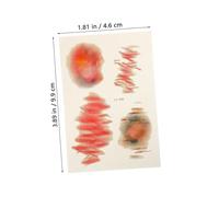 ifundom 10 Sheets Realistic Fake Wound Scar Temporary Tattoo Stickers Prank Items for Halloween April Fool's Day Party Safe PVC Material