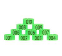 ifundom 100 Pcs Plastic Pigeon Foot Rings Pet Bird Leg Bands Numbered Easy to Use Keep Different Breeds Apart for Pigeon Identification