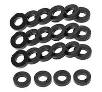 ifundom 100pcs Black Plastic Drum Repair Washers Antislip Design for Jazz Drum Kits Durable Accessories for Tuning and Maintenance for Concerts and Practice Sessions