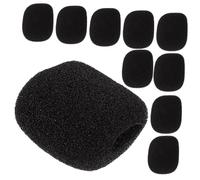 ifundom 100pcs Blowout Microphone Sponge Covers for Lapel Mic Microphone Windscreen Soft Sponge Mic Protective Covers Supplies for Podcasting Live Streaming