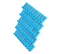 ifundom 100pcs Cattle Ear Tags and Animal Identification Markers for Sheep Goats Livestock, Blue Numbered Ear Tag Plates 1-100 for Farm Use and Animal Tracking