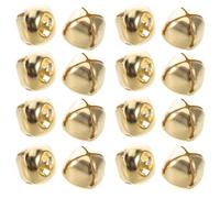 ifundom 100pcs Dog Collar Bell Pet Pendant Accessories Lightweight Comfort Easy Attachment Iron 4mm Hole Diameter Cross Pattern Vintage Style for Training Outdoor Activities Cats Dogs