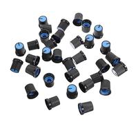 ifundom 100pcs Guitar Knob Replacement Caps for Volume and Tone Control Inner Electric Guitar Knob Easy to Install for Bass and String Instruments