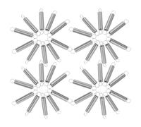 ifundom 100pcs Metal Reset Springs for Automatic Mahjong Table Pushers, 1.42 Inch Silver Extension Springs for Stable Tile Lifting and Efficient Tile Resetting, for Club Mahjong Table